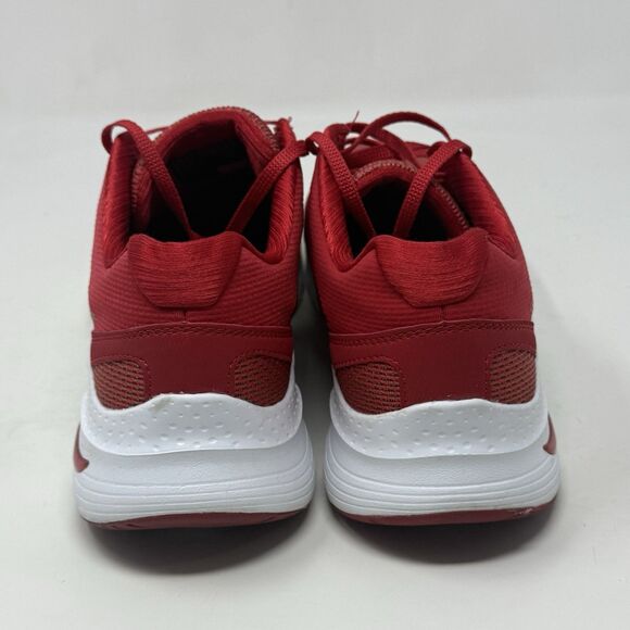 Skechers Arch Fit Vivid Memory Sneakers Womens 9.5 Red Mesh Walking Shoes - Picture 10 of 16